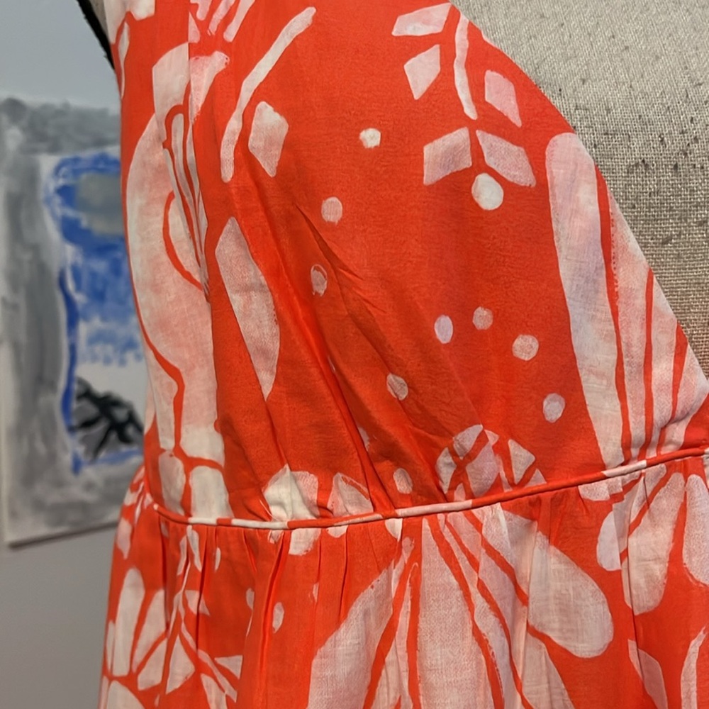 FARM Rio Vibrant Orange Floral Maxi Dress - Picture 3 of 15